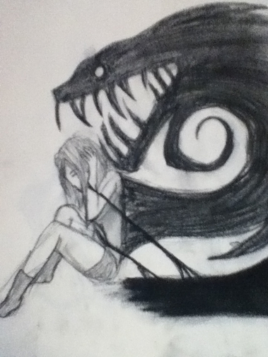 Girl Trapped Sketch